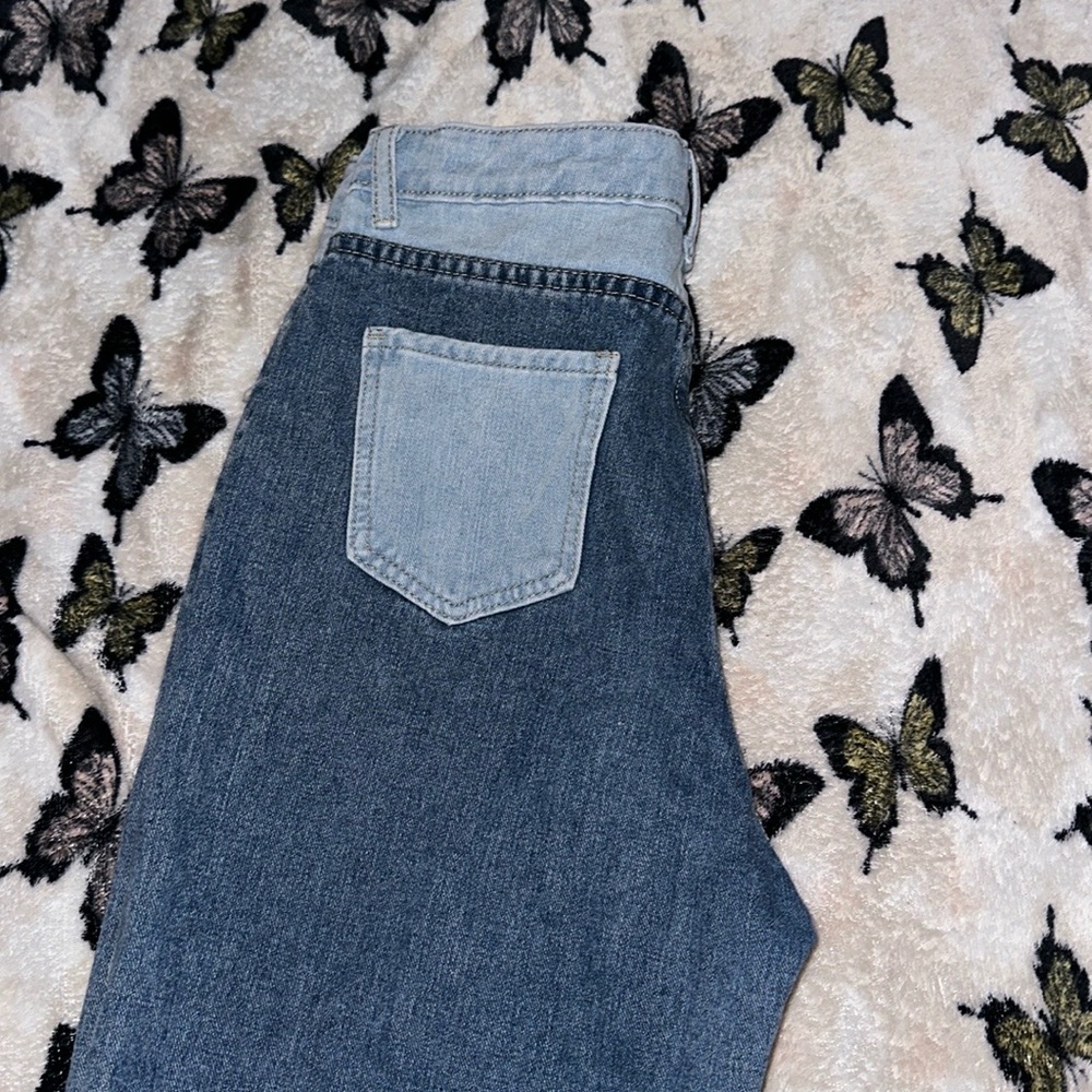 patchwork jeans 💙 - Picture 3 of 4